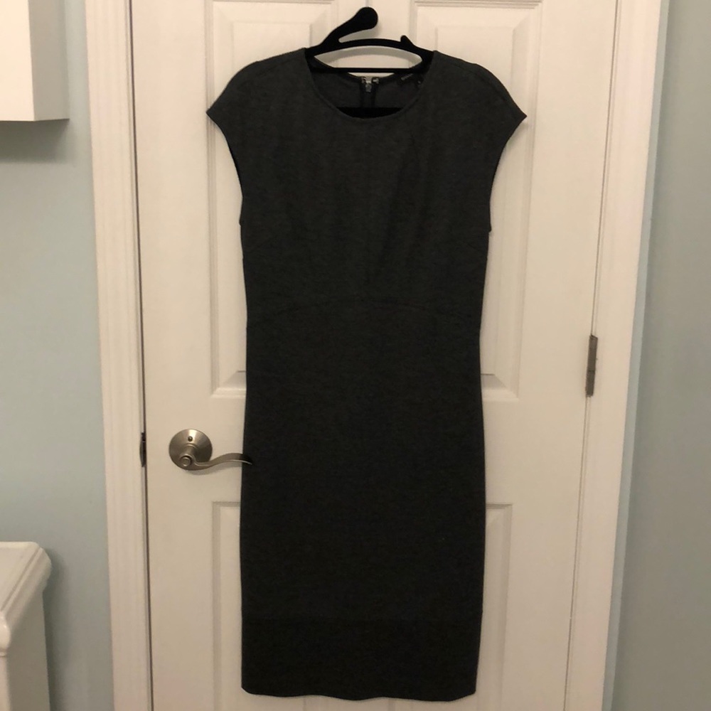 Banana Republic Gray Sheath Dress